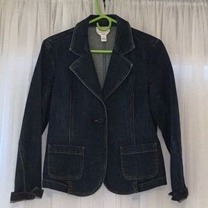 Talbots Jean Blazer